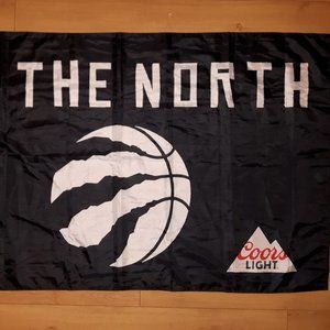 Coors Light Accents - Toronto Raptors We The North Flag Coors Light Accents - Toronto Raptors We The North Flag